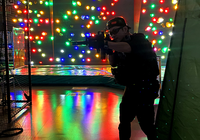 サバゲープレイの様子