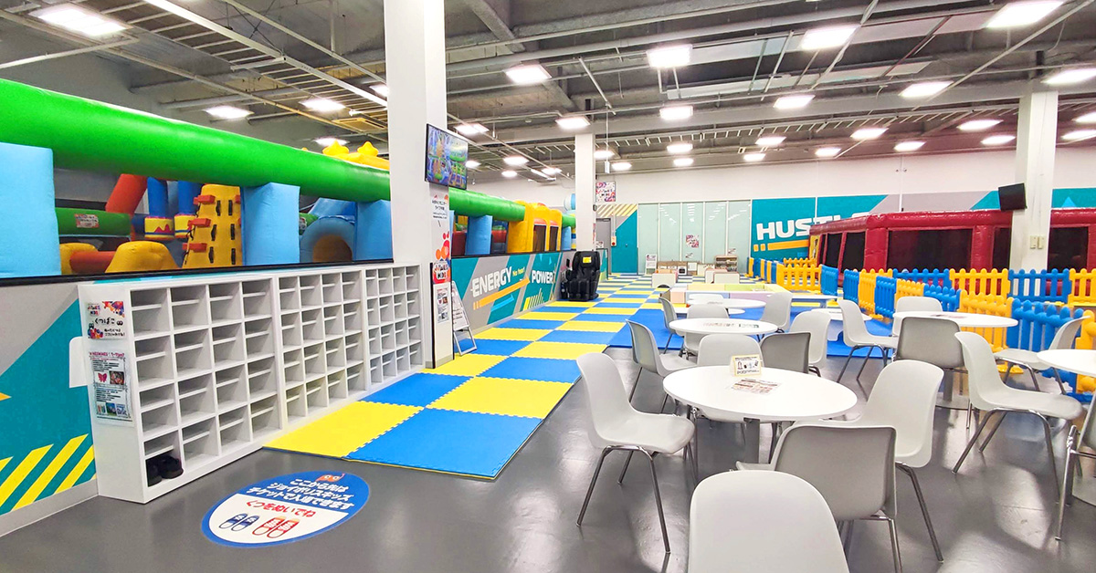 休憩スペースも超拡大でゆったり