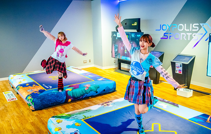 ジャンプでステージに挑戦